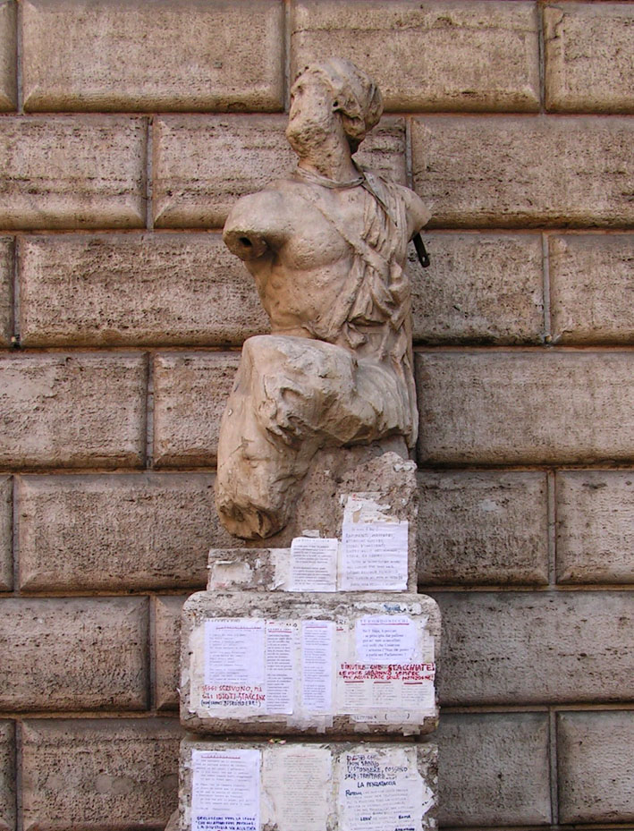 Pasquino – Talking Statue of Rome