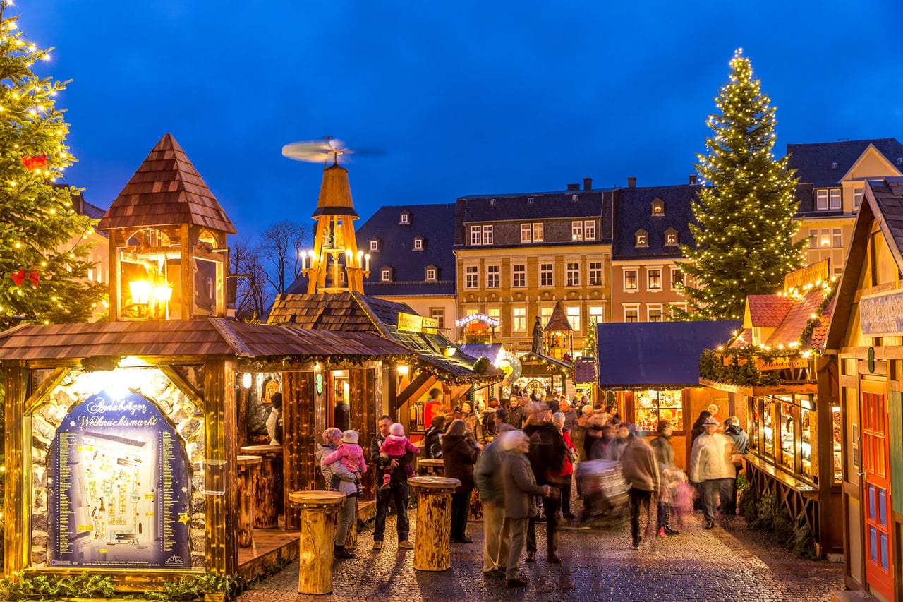 Christmas market in Annaberg, Germany