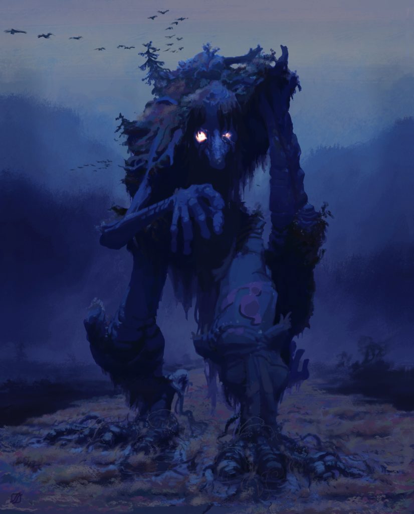 Concept art of a troll.