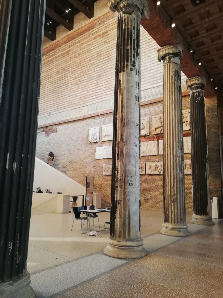 Italian marble columns