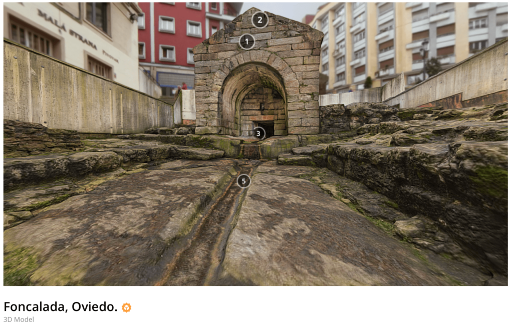 Foncalada Fountain, Spain