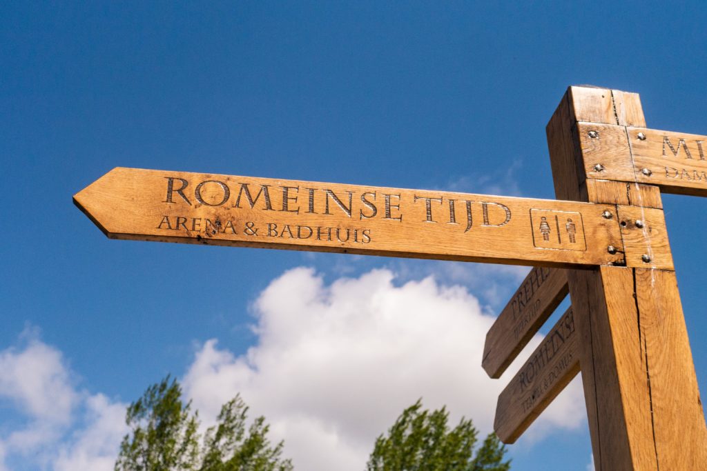 Sign in Archeon Alphen aan de Rijn