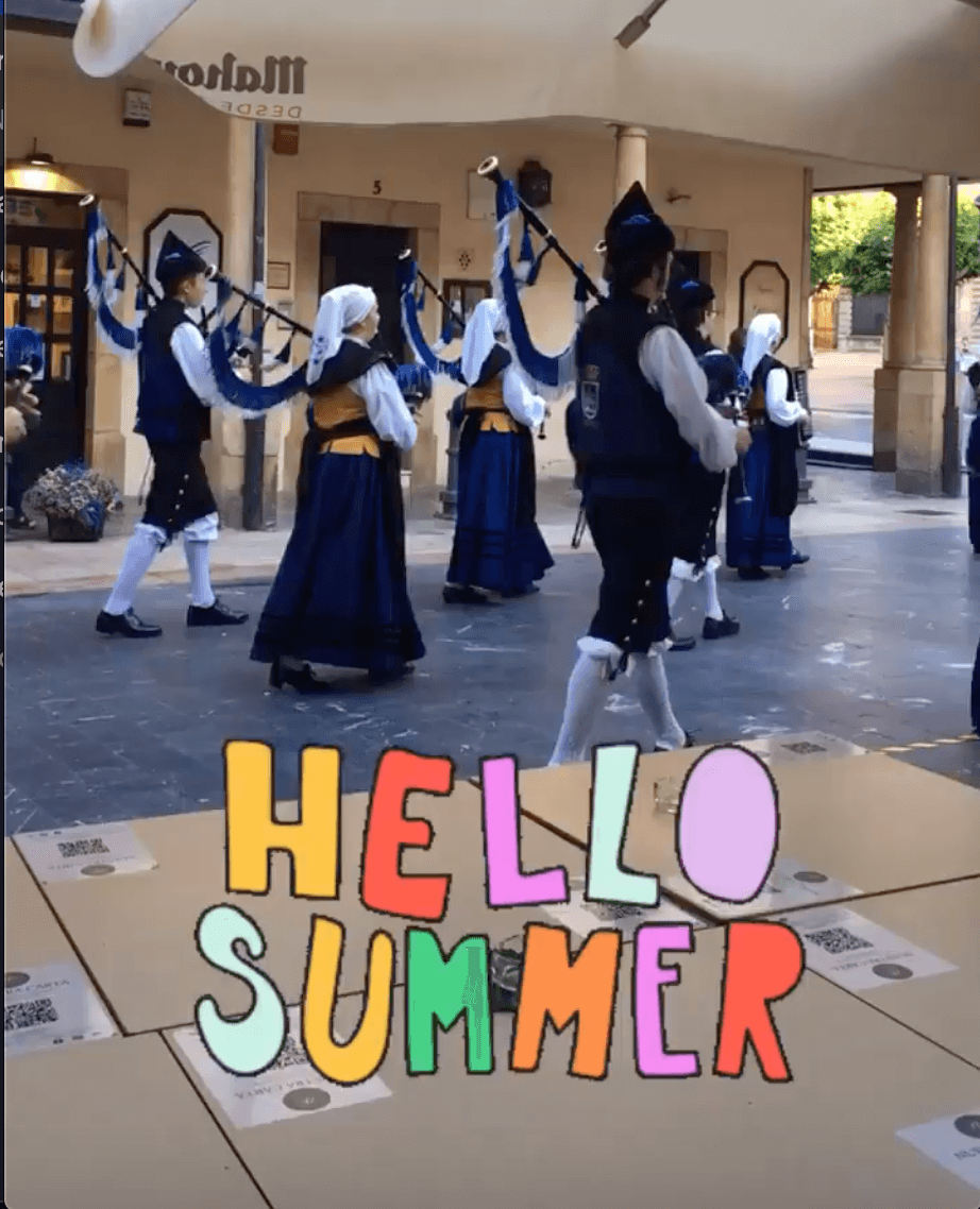 Bagpipers in Oviedo