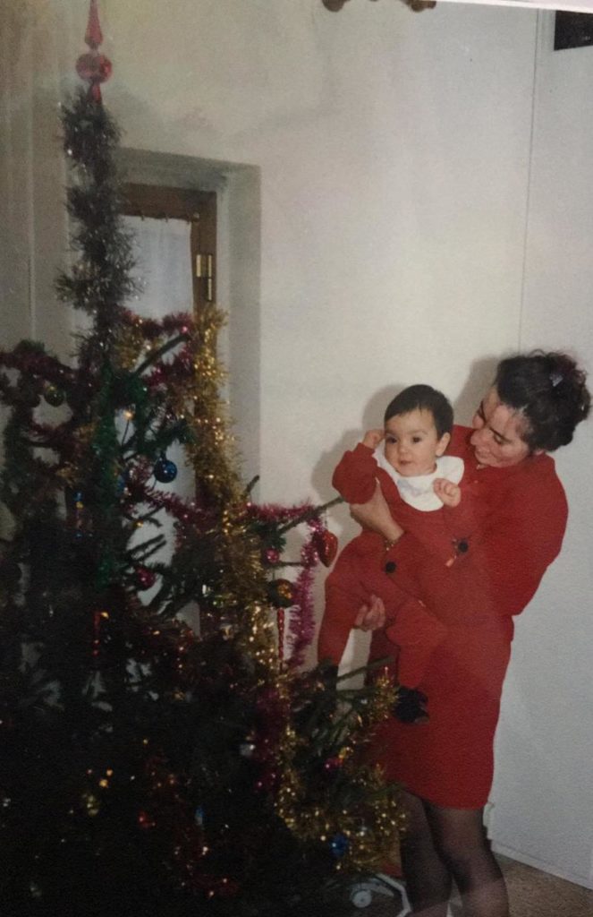 Giulia and her mother