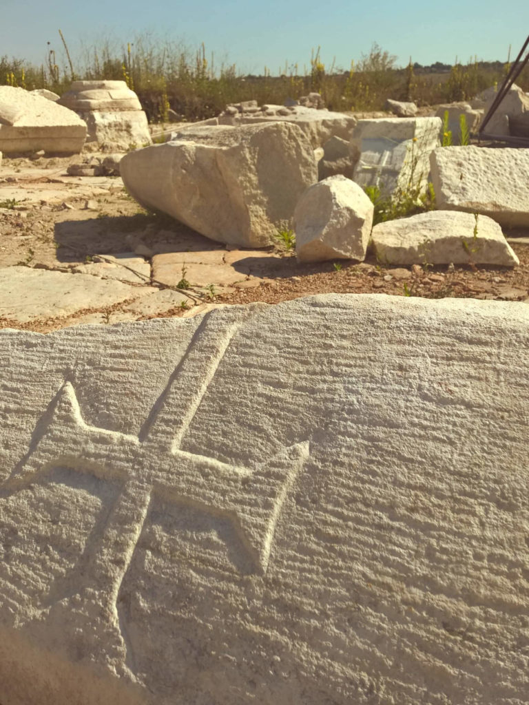 Decoration on some of the ruins