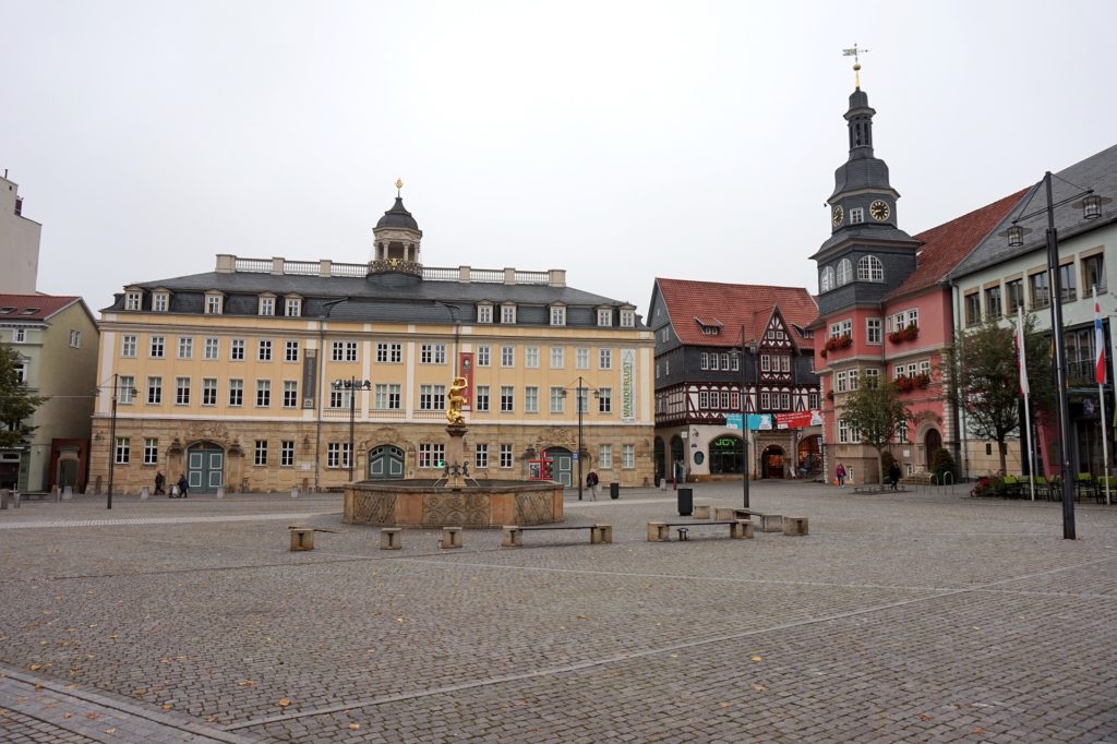 City square and the structures