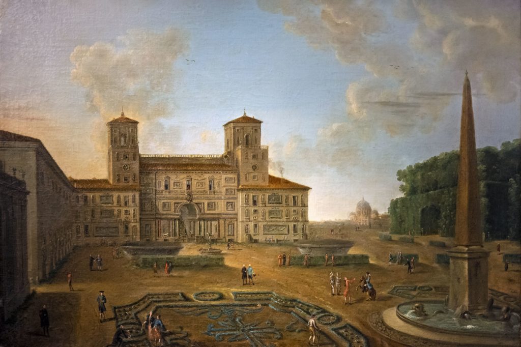 View of the Villa Medici in Rome