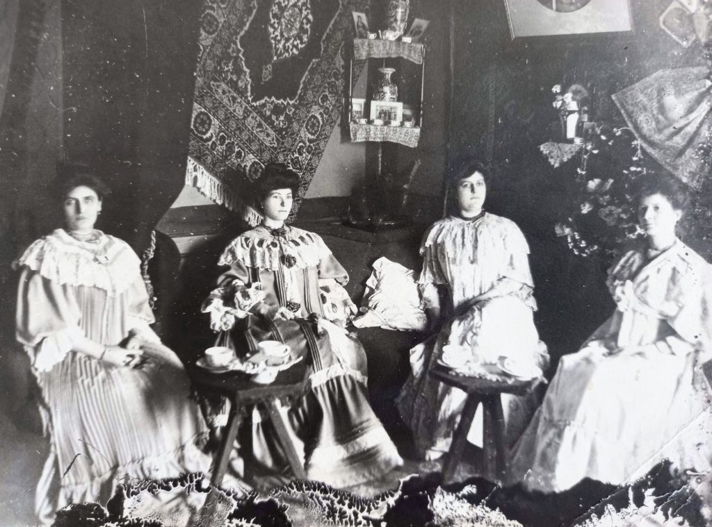 Image of four ladies posing for a photograph