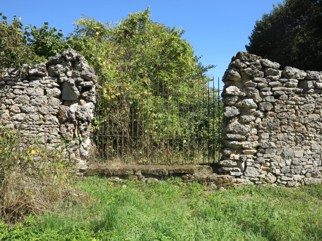 A semi-ruined wall