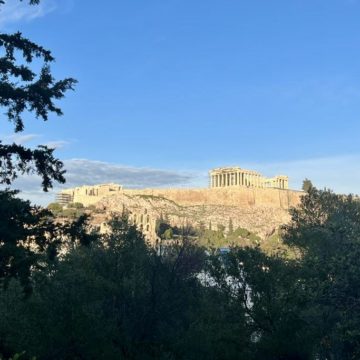 The view of the Acropolis