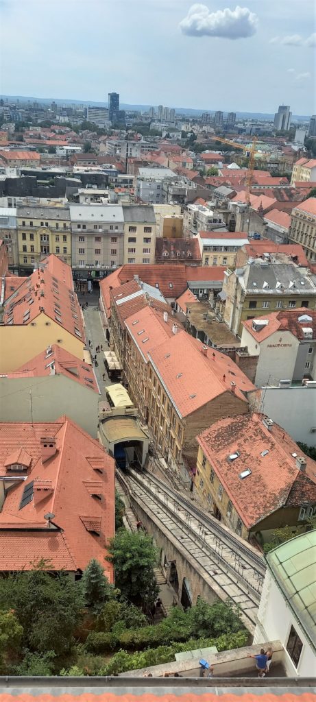 The view from the Lotrščak Tower