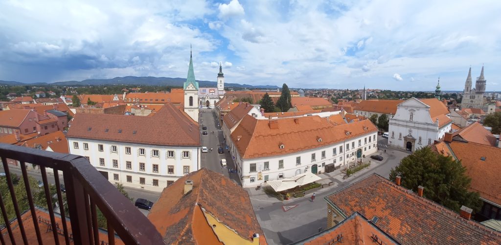 The view from the Lotrščak Tower