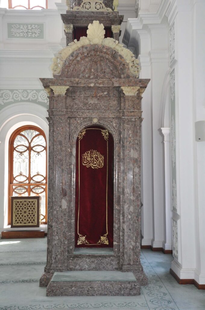 Inside of the Mecidiye mosque